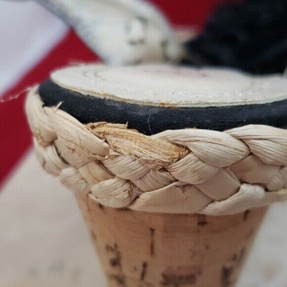 Db Dk Fashions Heels Black Flower Wedges - Size 7.5 - Picture 8 of 8